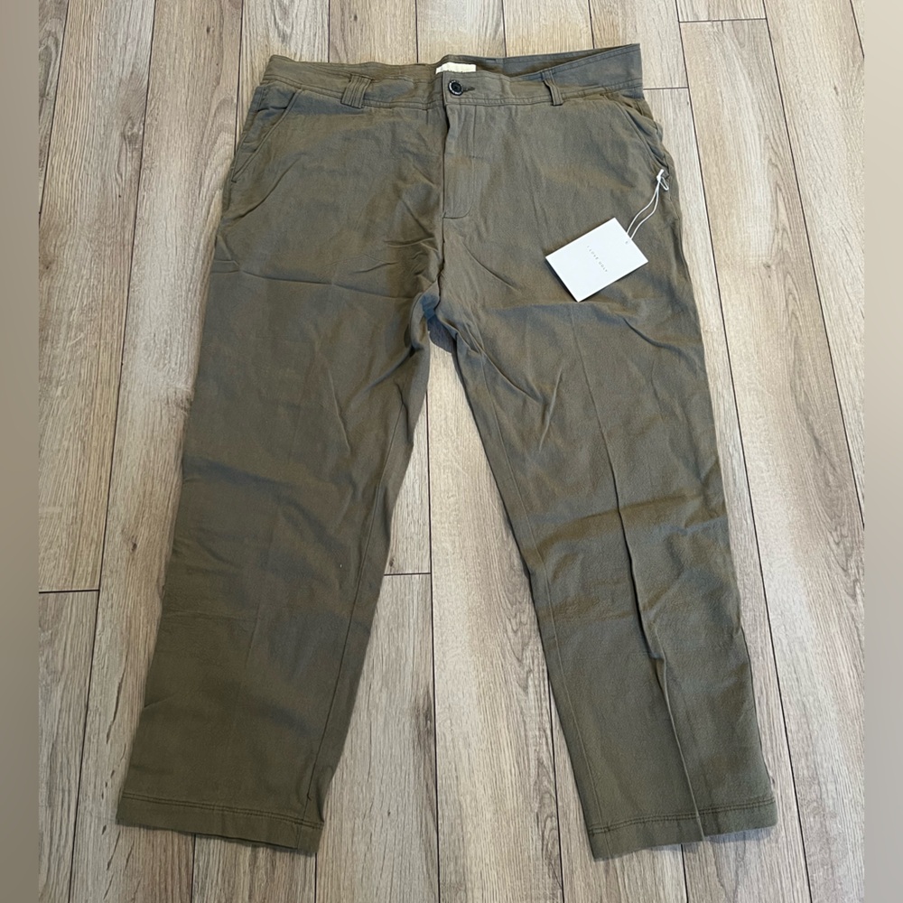Classic Olive Chinos for Men